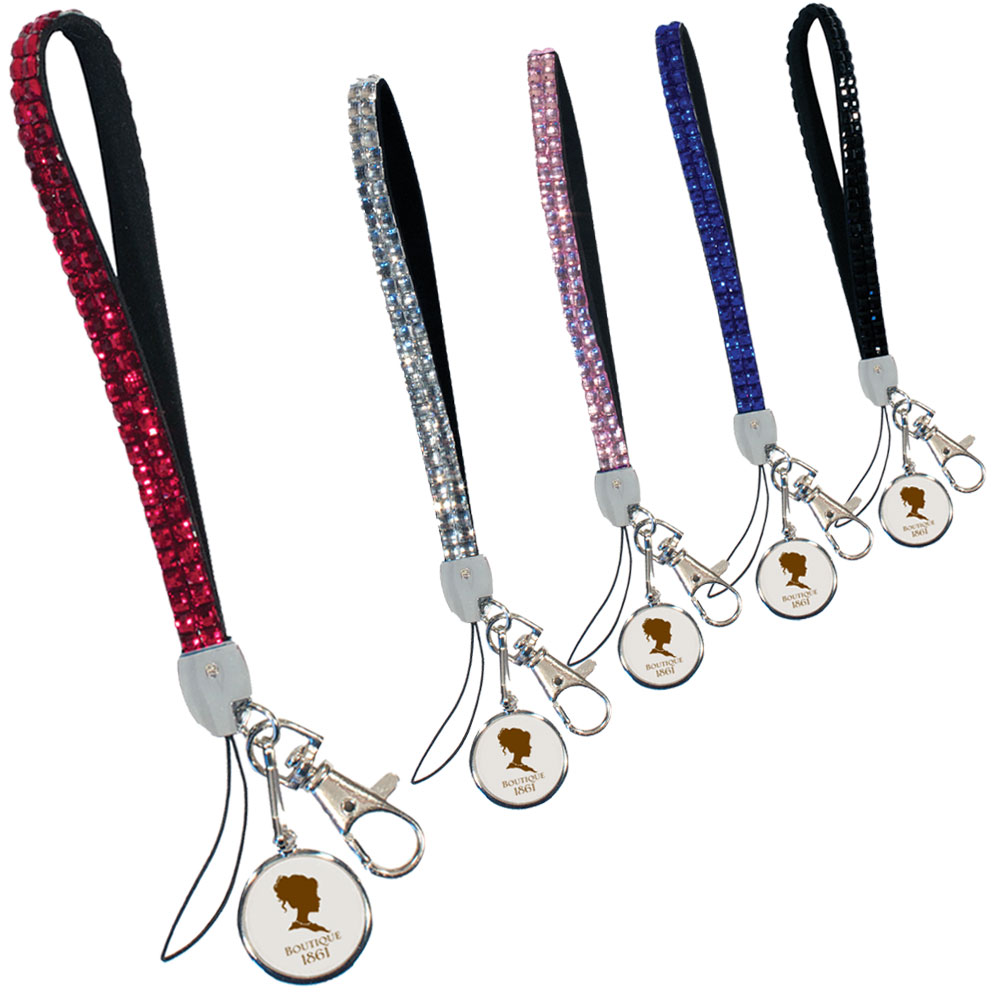 Personalized Bling Wristlets Keychains | AK42910 - DiscountMugs