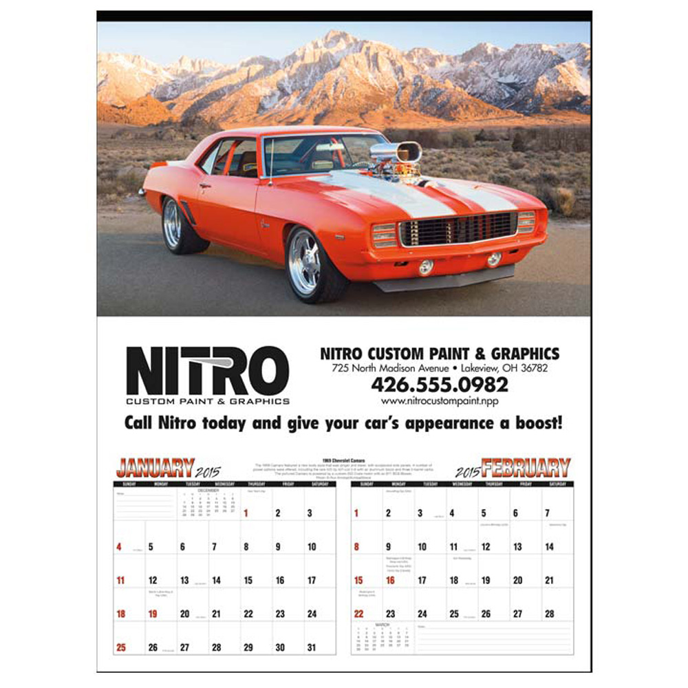 personalized-muscle-cars-calendars