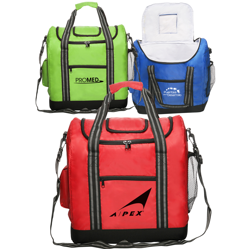 Personalized Flip Flap Insulated Cooler Lunch Bags | LUN23 - DiscountMugs