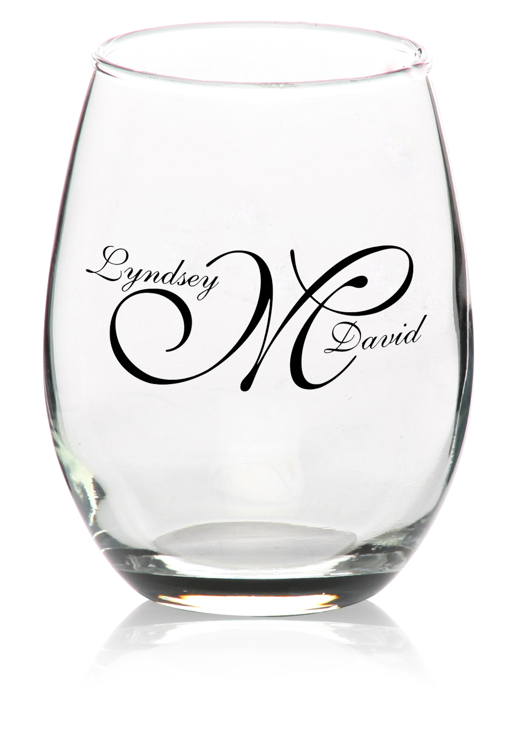 Custom Stemless Wine Glasses Personalized Wine Glasses