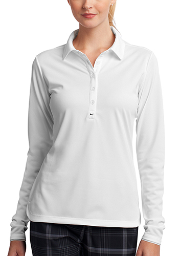 white polo long sleeve for ladies