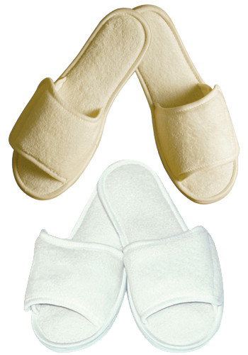 Personalized Terry Open Toe Slippers 