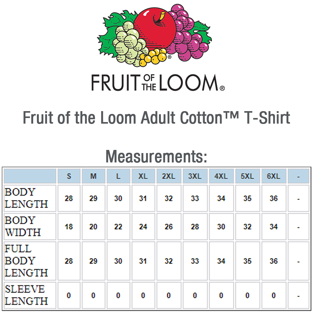Printed Fruit of the Loom White T-Shirts No Minimum | 3931WFC ...