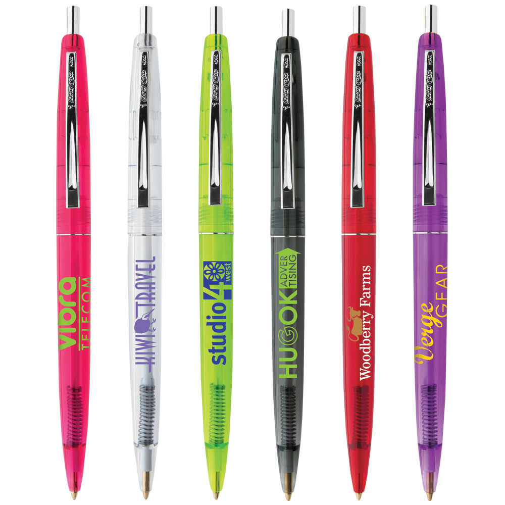 promotional-bic-clear-clic-pens