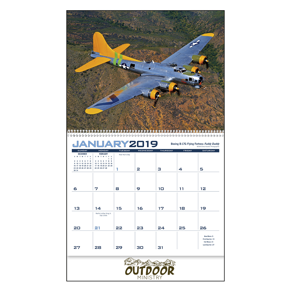 Personalized Planes Calendars