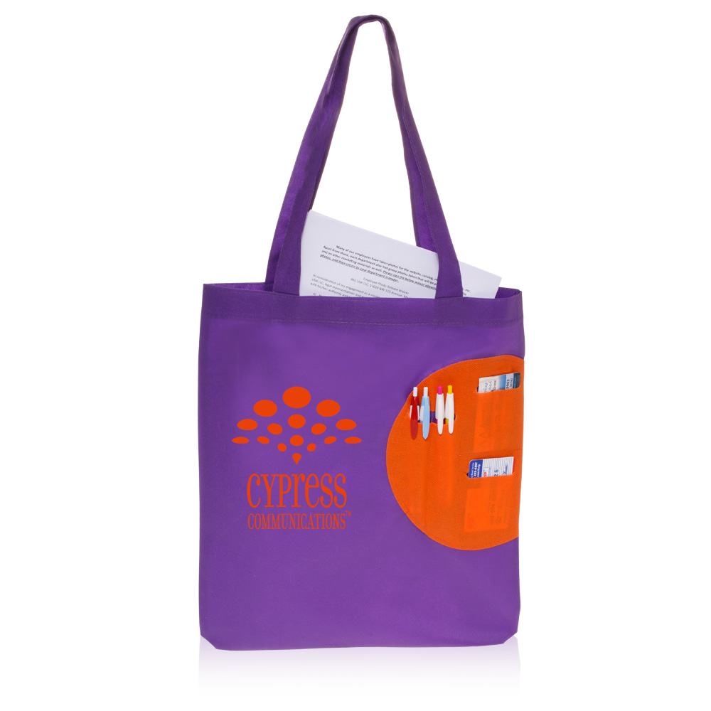 Cheap Wholesale Personalized Imprinted Non-Woven Tote Bags TOT110