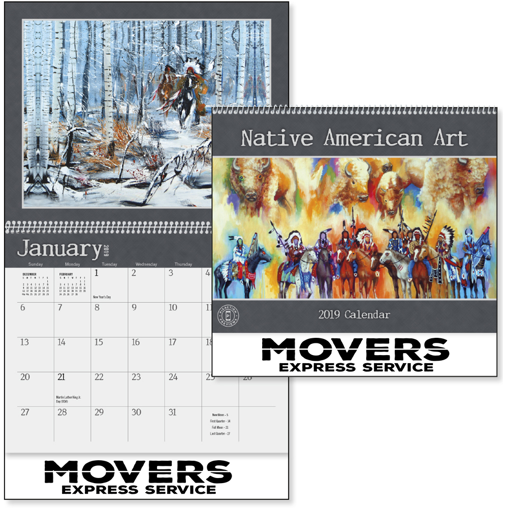 Custom Native American Art Triumph Calendars X11259 DiscountMugs
