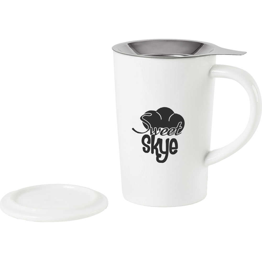 Promotional 15 oz. Lotus Porcelain Tea Infuser Mugs | GL60210 ...