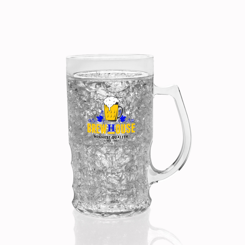 Personalized 13.5 oz. Acrylic Freezer Beer Mugs FM007