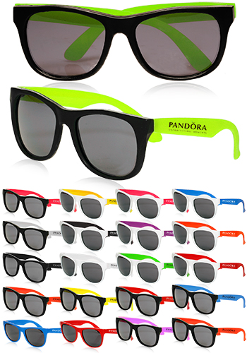 Personalized Two Tone Plastic Sunglasses | SGL01 - DiscountMugs