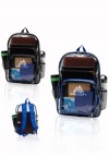 Personalized 13W x 18H inch Pocket Clear Plastic Backpacks | BPK60 ...