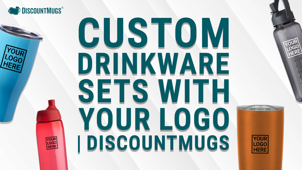 Custom Drinkware Sets with Your Logo