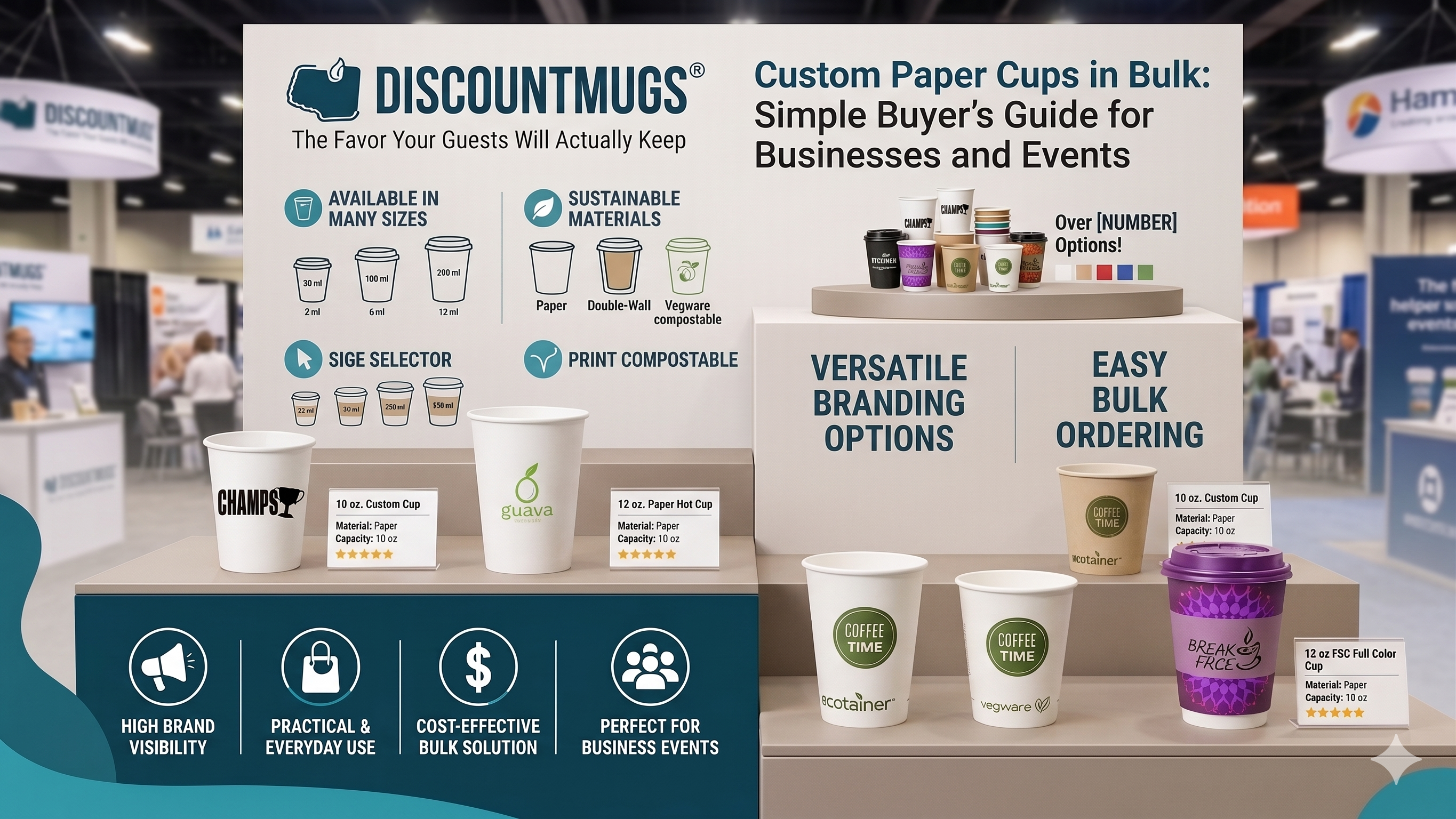 Custom Paper Cups in Bulk A Buyer's Guide for Businesses and Events Custom Paper Cups in Bulk A Buyer's Guide for Businesses and Events