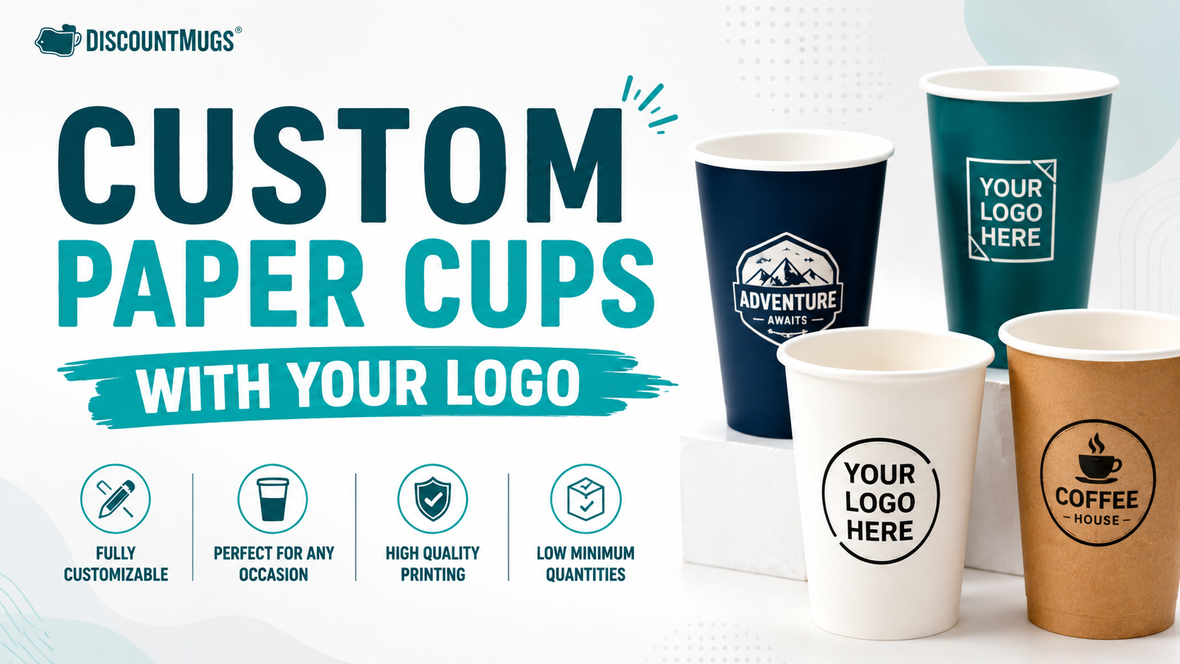 Custom Paper Cups with Your Logo Custom Paper Cups with Your Logo